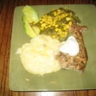 Herbal Crusted Pork Chops With Mustard Cream Sauce