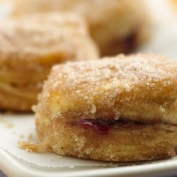 Raspberry-Filled Jelly Doughnuts