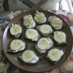 Cucumber-Dill Cocktail Sandwiches