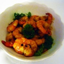 Crisp King Prawns With Honey Garlic Sauce