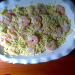 Yummy Orzo Pasta With Shrimp