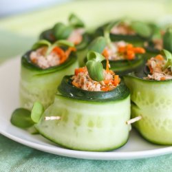 Cucumber and Salmon Rolls