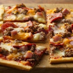 Mega-Meat Pizza