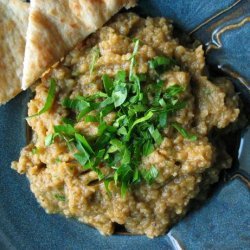 Roasted Eggplant Dip from Bahrain(Uukkous Al-Badinjan)