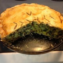 Spinach Sausage Pie