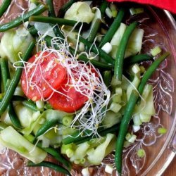 Marinated Cucumber and Green Bean Salad