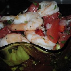 Beer-Steamed Shrimp With Tomato Salsa