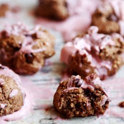 Frosted Double Chocolate Cookies