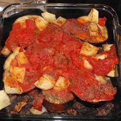 Lebanese Baked Eggplant