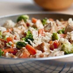 Skillet Fiesta Chicken and Rice