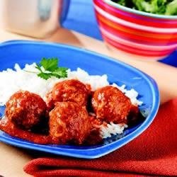 Saucy Porcupine Meatballs