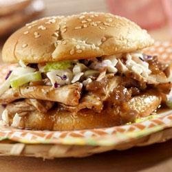 Down-Home Easy Barbecue Pork Rolls