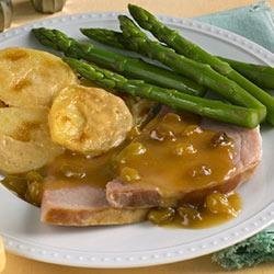 Glazed Ham with Sherry-Orange Dijon Sauce