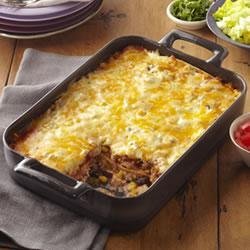 Roasted Turkey Enchilada Bake