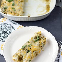 Green Chicken Enchiladas