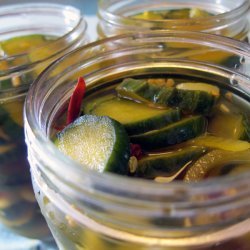 Sweet Freezer Pickles