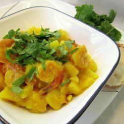 Potato and Shrimp Curry