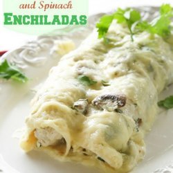 Mushroom Spinach Enchiladas