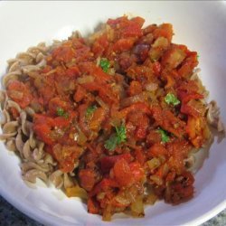 Penne With Roasted Pepper Marinara Sauce