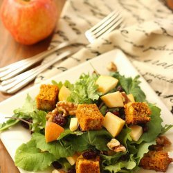 Pumpkin and Bread Salad