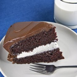 Chocolate Vanilla Layer Cake