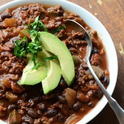 Three  Bean and Beef Chili