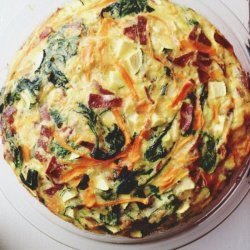 Spinach-Cheddar-Bacon Quiche