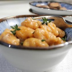 Butternut Squash Gnocchi With Whiskey Cream Sauce