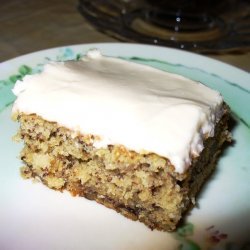 Black Walnut Banana Cake