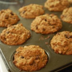 Vegan Banana Chocolate Chip Muffins