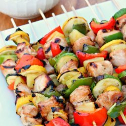 Hawaiian Chicken Kabobs