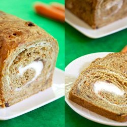 Carrot Cake Swirl Bread