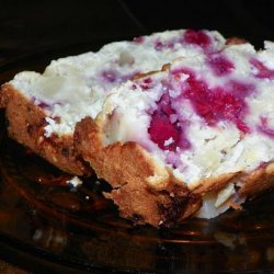 Pear Raspberry Coconut Bread