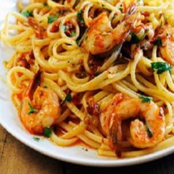 Shrimp Marinara With Linguine