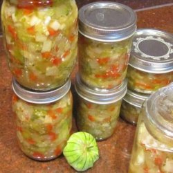 Tomatillo or Green Tomato Apple Salsa