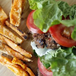 Homemade Black Bean Veggie Burger