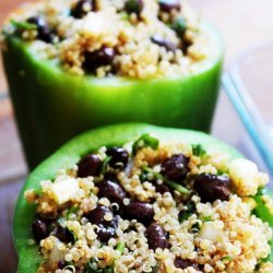 Mexican Stuffed Peppers With Quinoa & Black Beans