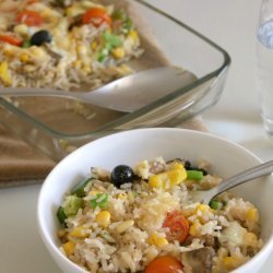 Baked Vegetables and Rice