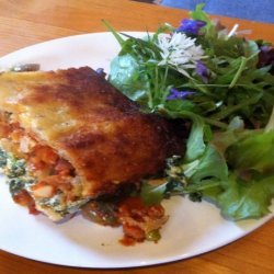 Roast Vegetable, Spinach and Ricotta Lasagna (Modified)