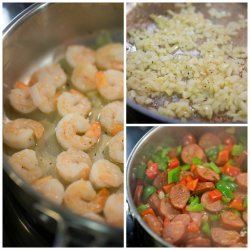 Skillet Shrimp and Sausage