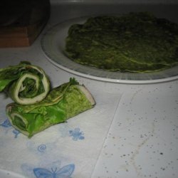 Spinach Tortillas - Green and Yummy!