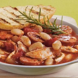 Slow Cooker Chicken and White Bean Stew