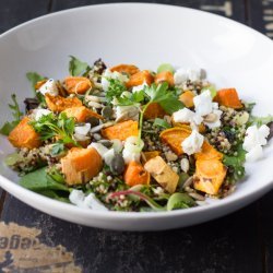 Sweet Potato and Goat's Cheese Salad