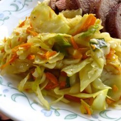 Quick Cabbage Stir Fry Asian-Style