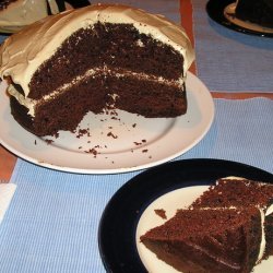 Spiced Chocolate Applesauce Cake