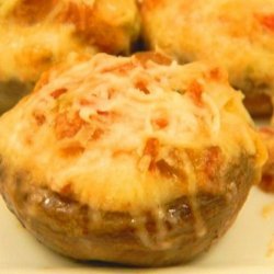 Bacon and Cheese-Stuffed Mushrooms