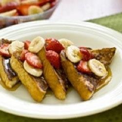 Chocolate Banana French Toast