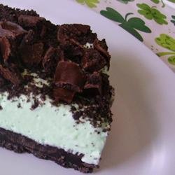 Creme de Menthe Grasshopper Pie