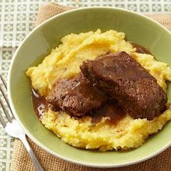 Country Beef Short Ribs and Rosemary Polenta