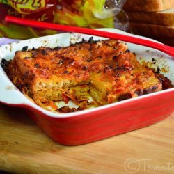 Savory Tomato Bread Pudding